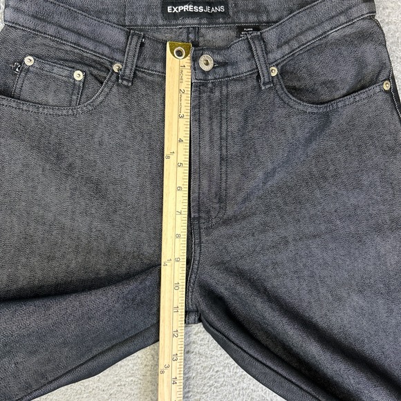 Express Gray Flare & Wide Leg Jeans Size 9/10 - Picture 6 of 9